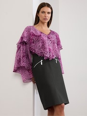 Star by Julien MacDonald Black Shaping Pencil Skirt - Image 3 of 6