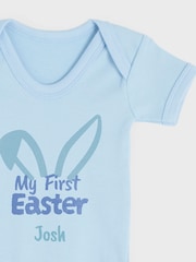 Personalised My First Easter 100% Cotton Bodysuit by Dollymix - Image 2 of 4