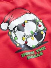 Red White Christmas Crew Sweatshirt (3-16yrs) - Image 7 of 7
