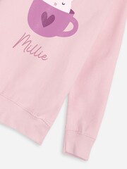 Personalised Kids Easter Bunny Sweatshirt by Dollymix - Image 2 of 3