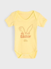 Personalised My First Easter 100% Cotton Bodysuit by Dollymix - Image 1 of 4