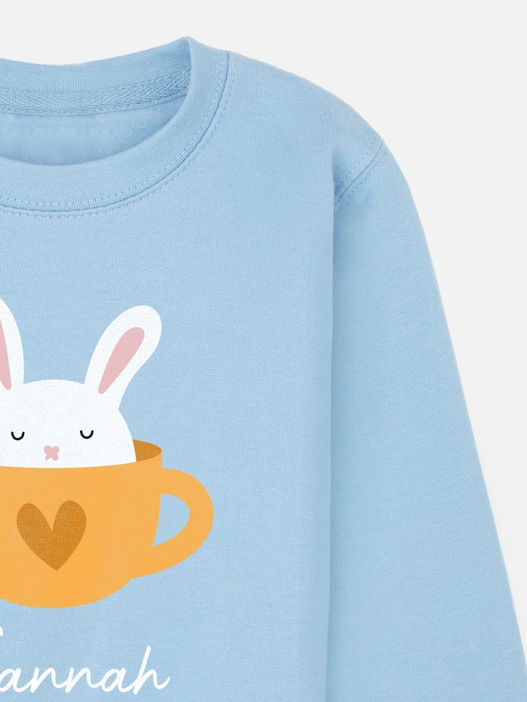 Personalised Kids Easter Bunny Sweatshirt by Dollymix - Image 4 of 4