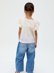 Raffya Cream Marianna 100% Cotton Blouse - Image 2 of 5