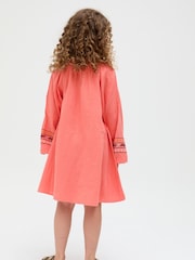 Raffya Orange Lavender 100% Cotton Dress - Image 2 of 5