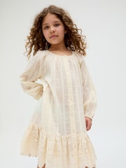 Raffya Olivia Window Payne Check 100% Cotton Dress - Imagen 2 de 5