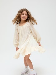 Raffya Olivia Window Payne Check 100% Cotton Dress - Imagen 3 de 5