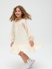 Raffya Olivia Window Payne Check 100% Cotton Dress - Imagen 5 de 5