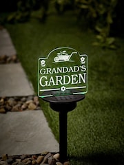 Personalised Solar Powered “Wheelbarrow” Garden Sign by Loveabode - Image 3 of 4