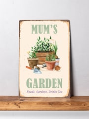 Personalised Garden Metal Sign by Loveabode - Image 1 of 4