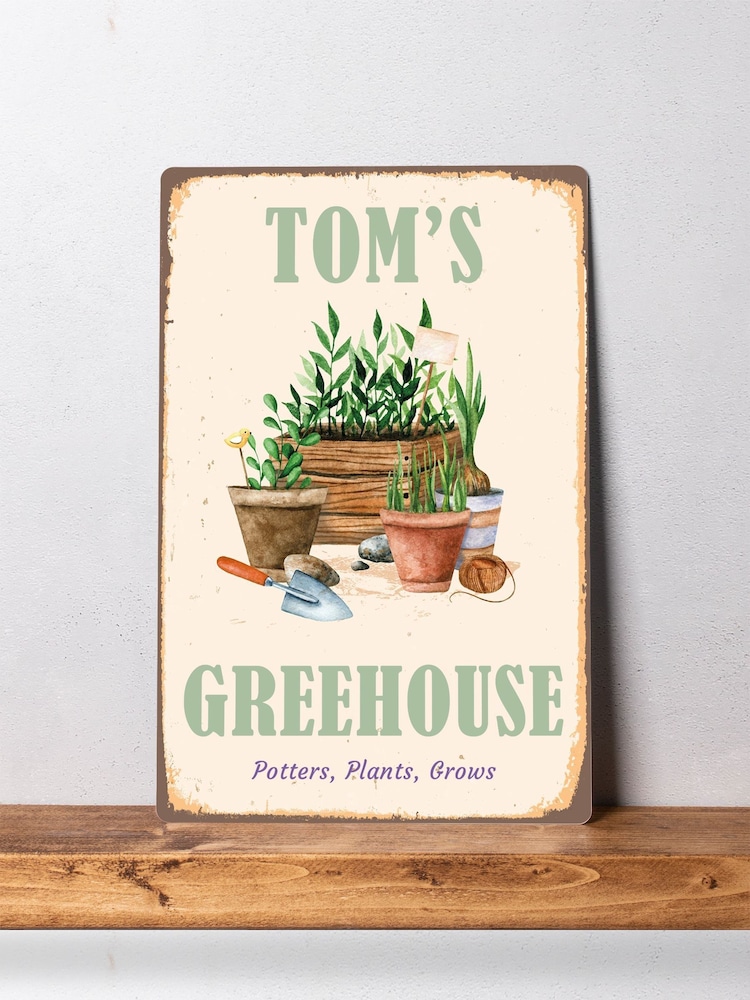 Personalised Garden Metal Sign by Loveabode - Image 4 of 4