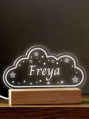 Personalised Cloud Shape & Stars in Night Light by Loveabode - Image 2 of 4