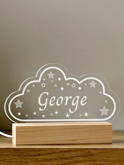 Personalised Cloud Shape & Stars in Night Light by Loveabode - Image 4 of 4