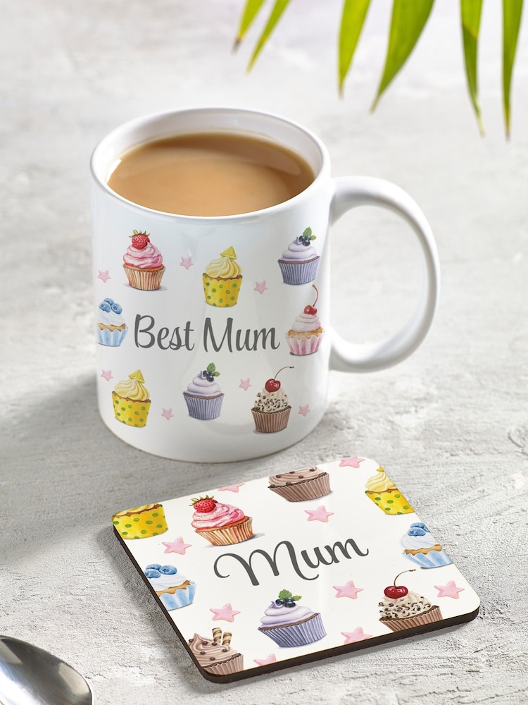 Personalised Mug and Coaster Set by Loveabode - Image 1 of 4