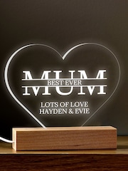 Personalised Mum & Children Night Light by Loveabode - Image 1 of 4