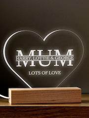 Personalised Mum & Children Night Light by Loveabode - Image 2 of 4