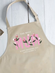 Loveabode MUM Natural Personalised Apron - Image 1 of 4