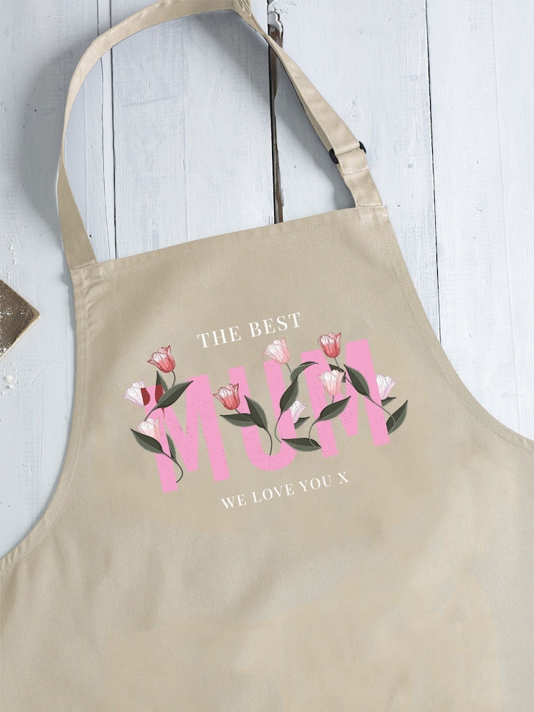 Loveabode MUM Natural Personalised Apron - Image 2 of 4