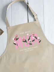 Loveabode MUM Natural Personalised Apron - Image 3 of 4