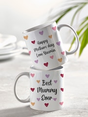 Loveabode Personalised Heart Mug & Coaster Set - Image 2 of 4