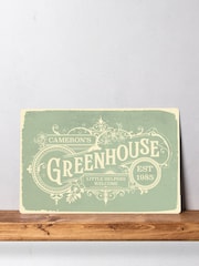 Personalised Greenhouse Metal Sign by Loveabode - Image 3 of 4
