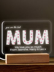 Personalised Heart in lights Night Light by Loveabode - Image 2 of 4