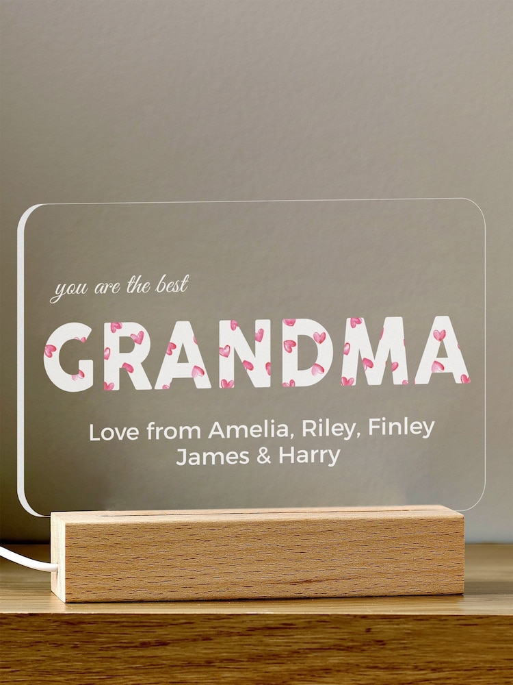 Personalised Heart in lights Night Light by Loveabode - Image 4 of 4