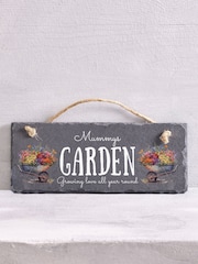 Personalised Garden Slate Sign by Loveabode - Image 1 of 4