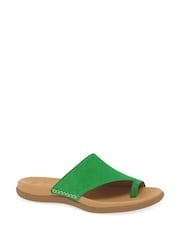 Gabor Green Lanzarote Suede Basic Sandal - Image 3 of 5