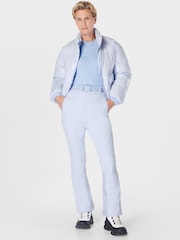 Sweaty Betty Blue Power High Waist Sculpting Salopettes Snowsuit - Image 1 of 9