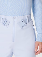 Sweaty Betty Blue Power High Waist Sculpting Salopettes Snowsuit - Image 8 of 9