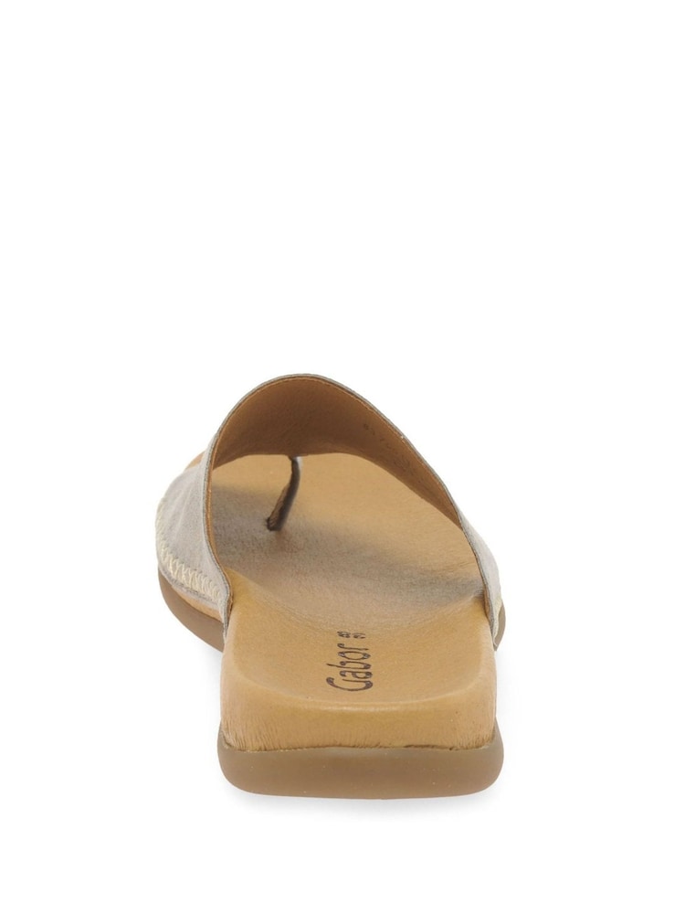 Gabor Gold Lanzarote Leather Basic Mules - Image 5 of 5 Gabor Gold Lanzarote Leather Basic Mules - Image 5 of 5