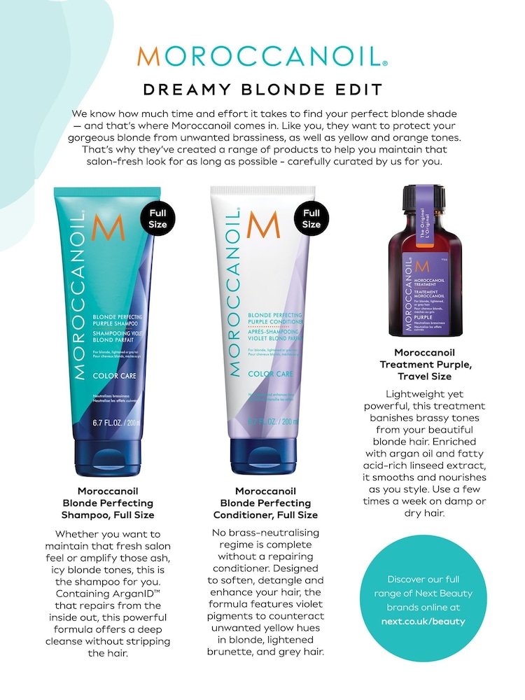 Moroccanoil Dreamy Blonde Edit Gift Set (Worth £89) - Image 2 of 3