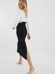 River Island Long Sleeve Cut-Out Midi Dress - Изображение 4 из 4