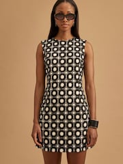 River Island Black Crochet Shift Dress - Image 2 of 4