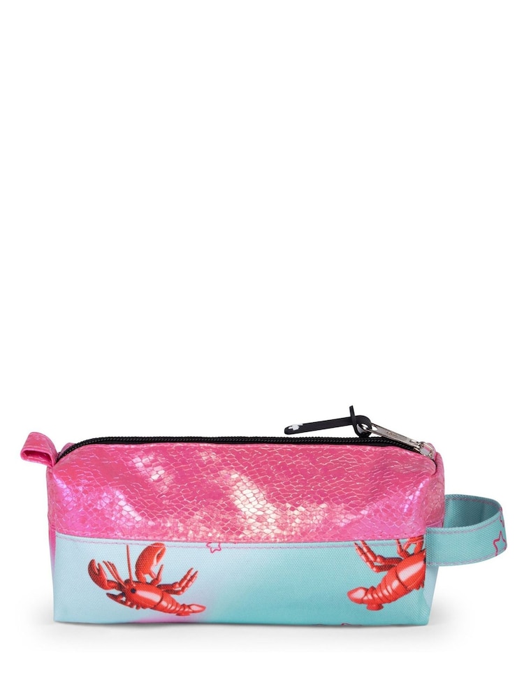 Hype. Kids Pink Disco Lobster Pencil Case - Image 2 of 7