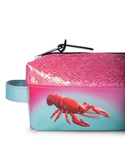 Hype. Kids Pink Disco Lobster Pencil Case - Image 5 of 7