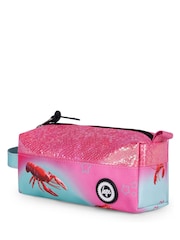 Hype. Kids Pink Disco Lobster Pencil Case - Image 6 of 7