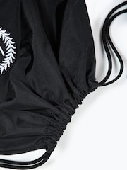 Hype. Crest Drawstring Black Bag - Image 3 of 5