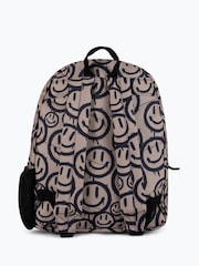Hype. Unisex Drip Smiley Brown Backpack - Image 2 of 6