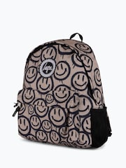 Hype. Unisex Drip Smiley Brown Backpack - Image 4 of 6