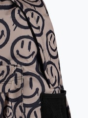 Hype. Unisex Drip Smiley Brown Backpack - Image 6 of 6