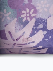 Hype. Kids Purple Floral Print Doodle Iconic Backpack - Image 4 of 5