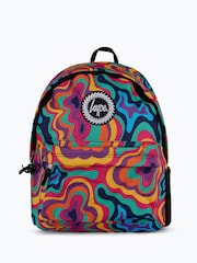 Hype. Unisex Multi Peace And Love Black Backpack - Bild 1 von 5
