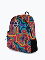 Hype. Unisex Multi Peace And Love Black Backpack - Bild 2 von 5