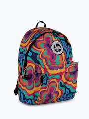 Hype. Unisex Multi Peace And Love Black Backpack - Bild 3 von 5