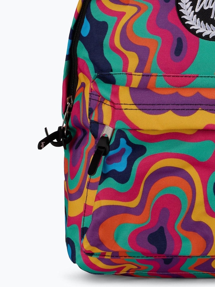 Hype. Unisex Multi Peace And Love Black Backpack - Bild 5 von 5