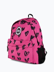 Hype. Unisex Pink Glitter Scribble Hearts Backpack - Bild 2 von 5