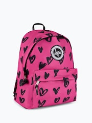Hype. Unisex Pink Glitter Scribble Hearts Backpack - Bild 3 von 5