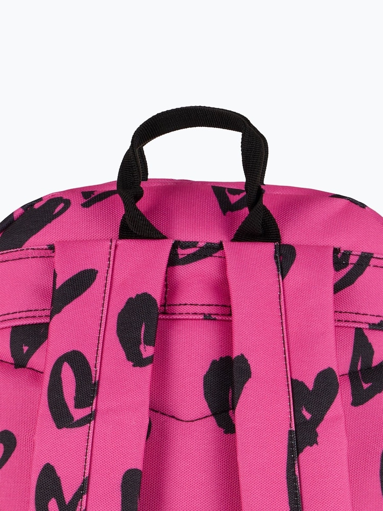 Hype. Unisex Pink Glitter Scribble Hearts Backpack - Bild 5 von 5