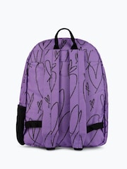 Hype. Unisex Purple Scribble Hearts Backpack - Bild 2 von 5
